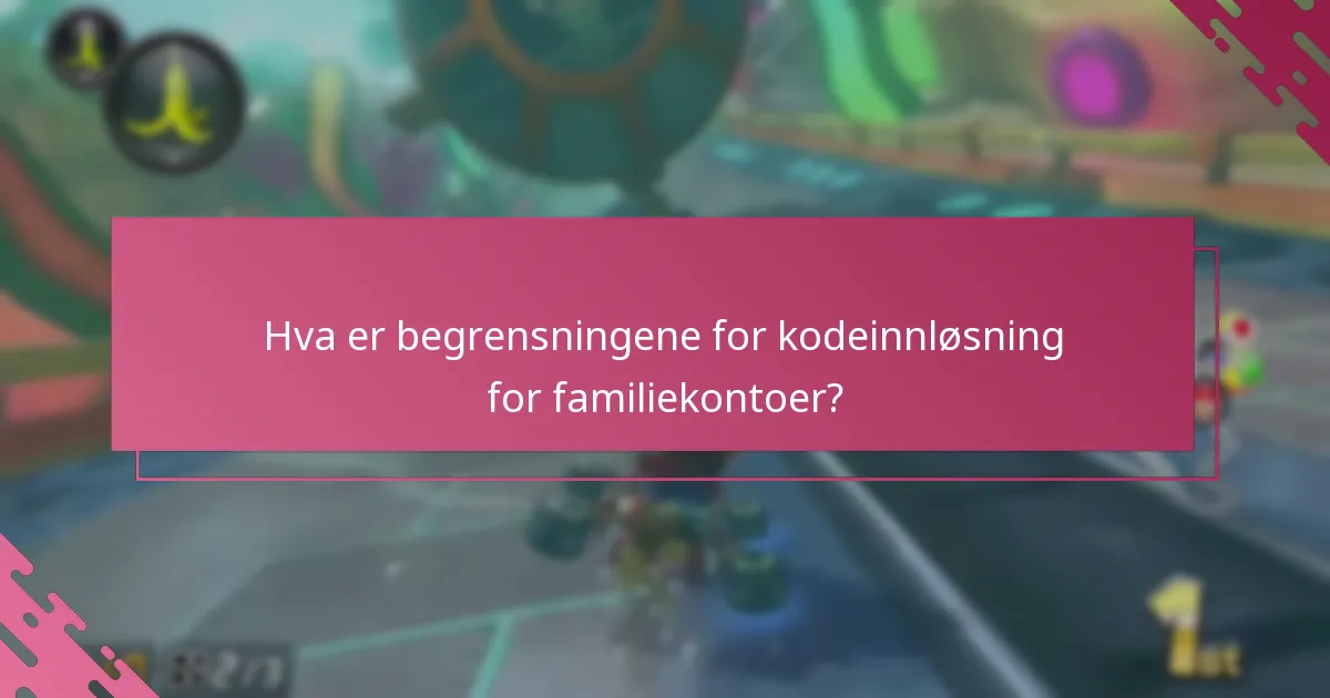 Hvordan kan familiemedlemmer dele innløst innhold i Mario Kart 8 Deluxe?