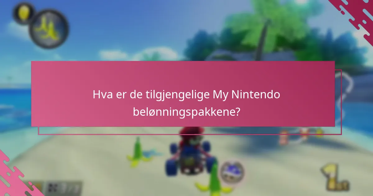 Hvilke begrensninger finnes for innløsning av My Nintendo belønninger?