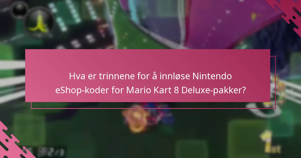 Hva er begrensningene for Nintendo eShop-koder for pakker?