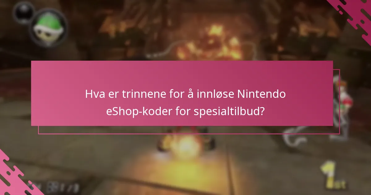 Hvilke spesialtilbud er tilgjengelige på Nintendo eShop?