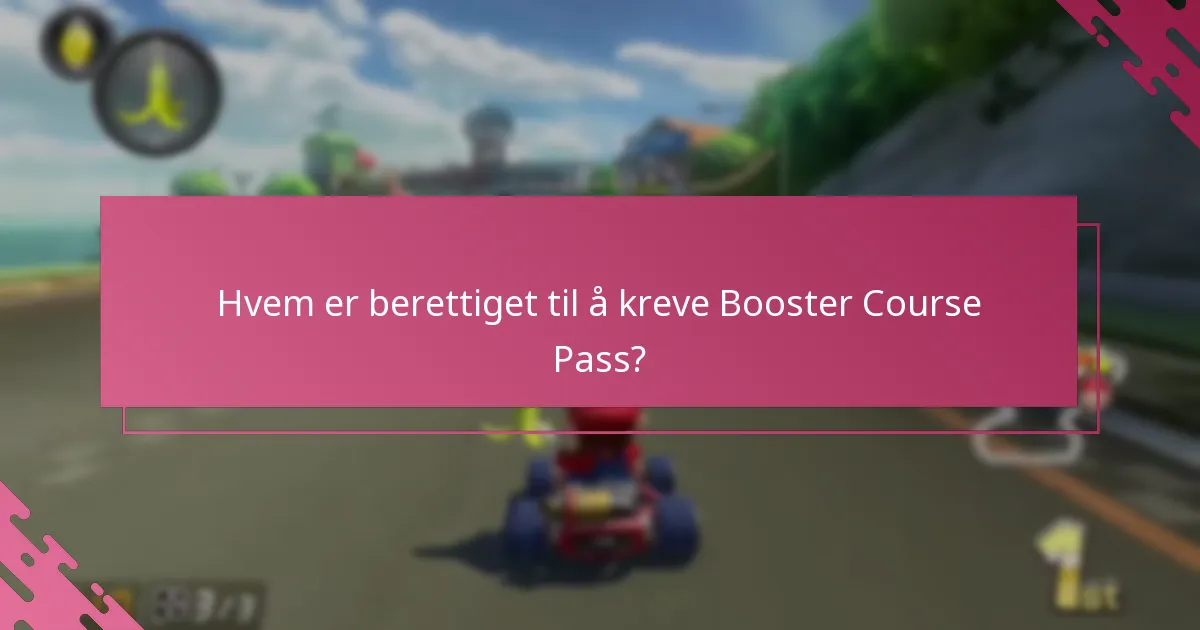 Hva er betingelsene og begrensningene for Booster Course Pass?