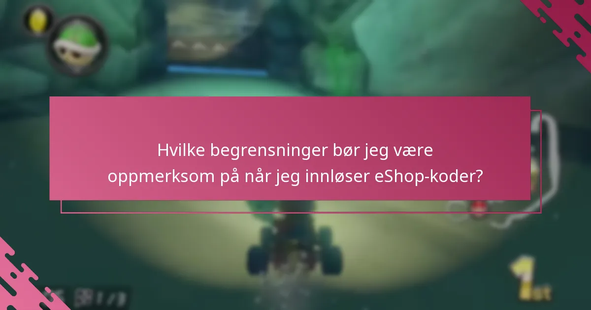 Hvordan innløse en Nintendo eShop-kode for Mario Kart 8 Deluxe?