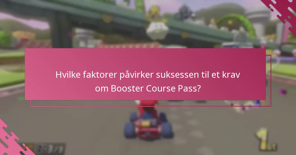 Hvor kan jeg finne støtte for krav til Booster Course Pass?